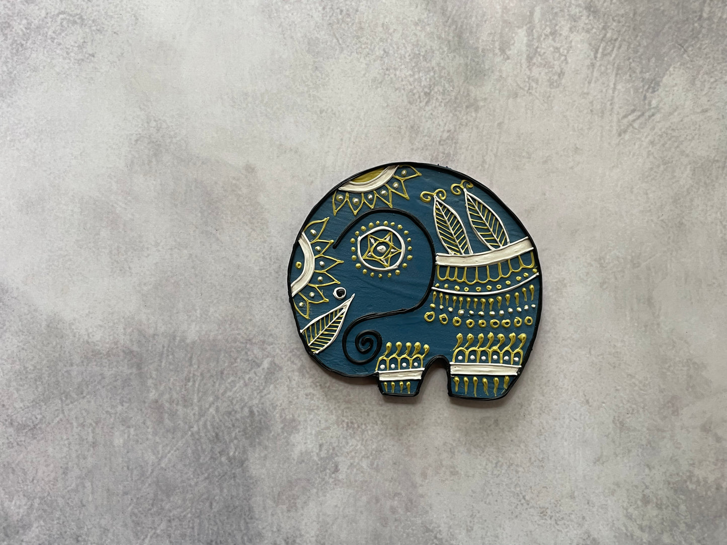 Handcrafted Tribal Elephant Fridge Magnet – Symbol of Wisdom & Strength | Culture Aisle India