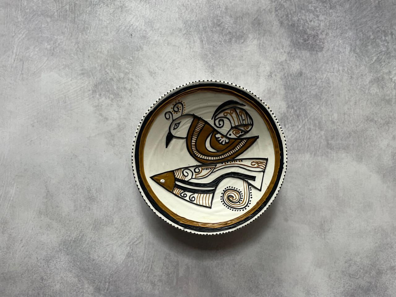 Samvahak – The Story Bearer Handcrafted Wallplate| Culture Aisle India