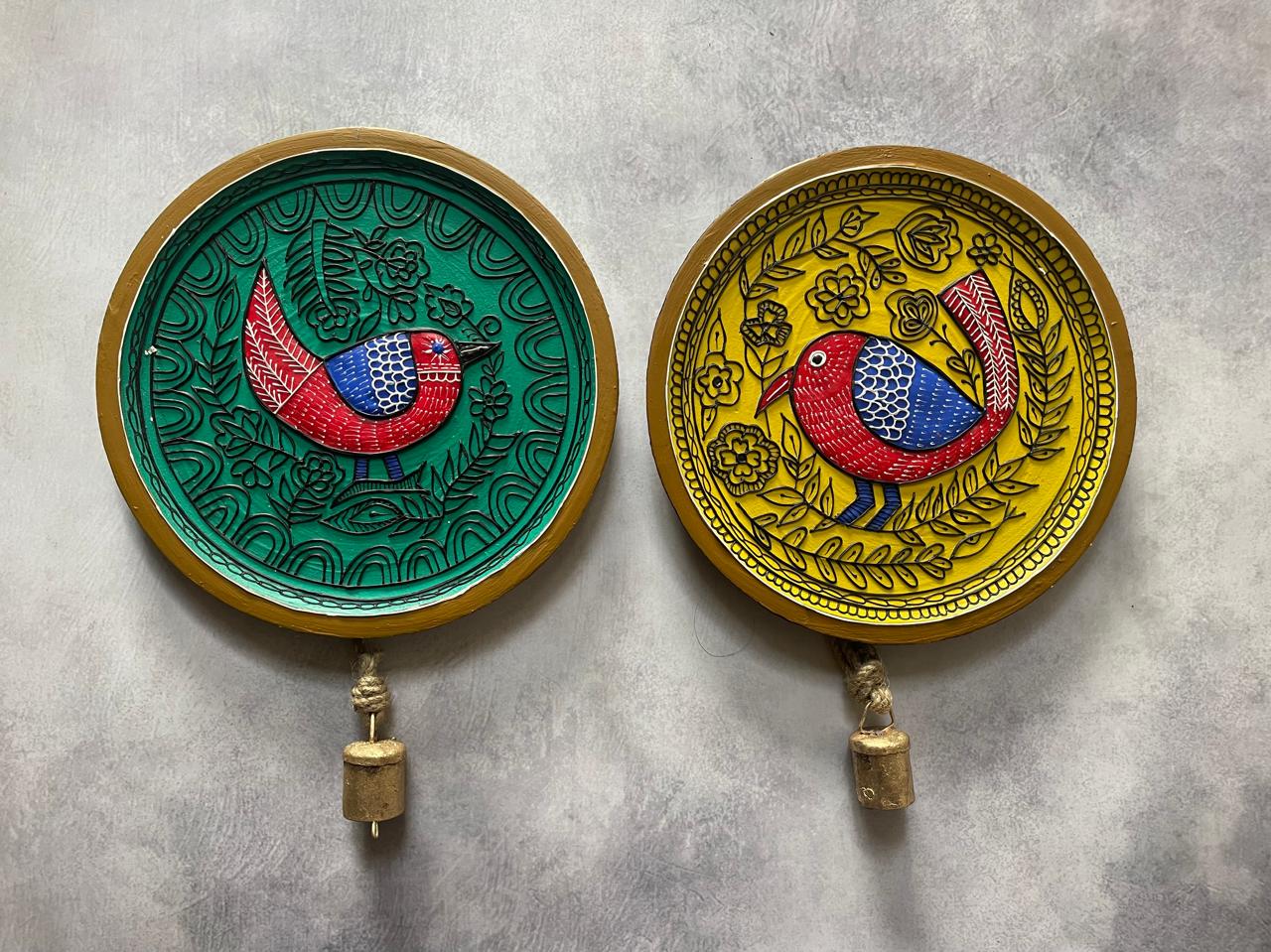 Pichwai Wall Plates – Timeless Folk Art for Elegant Wall Décor