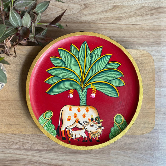 Divine Bond – Handcrafted Wall Plate