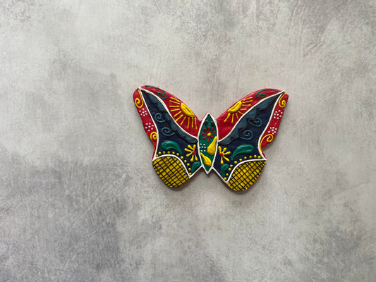 Handcrafted Butterfly Fridge Magnet – Vibrant Symbol of Transformation & Hope | Culture Aisle India
