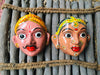 Cherial Mask Set – Handcrafted Tribal Wall Art from Telangana | Ethnic Home Décor by Culture Aisle (Skin Color)