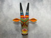 Hand-Painted Wooden Cow Head Wall Mask – Folk Art Decor by Indian Artisans