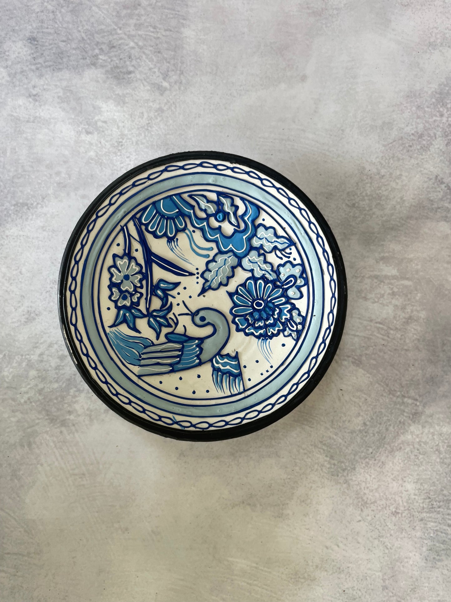 Serene Swan – Handcrafted 5.5" Inches Ceramic Wall Plate | Culture Aisle India
