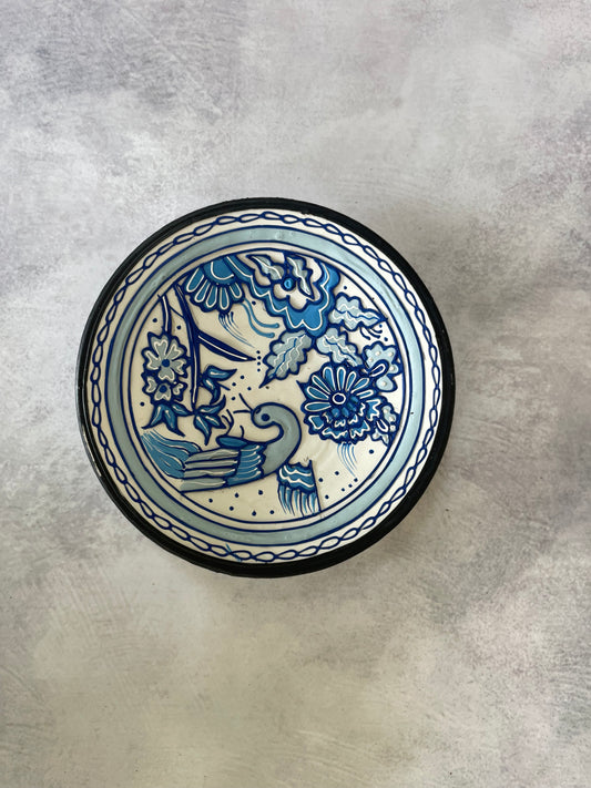 Serene Swan – Handcrafted 5.5" Inches Ceramic Wall Plate | Culture Aisle India