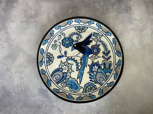 Bluebird Serenity Wallplate/ 10.5 In/ Culture Aisle India