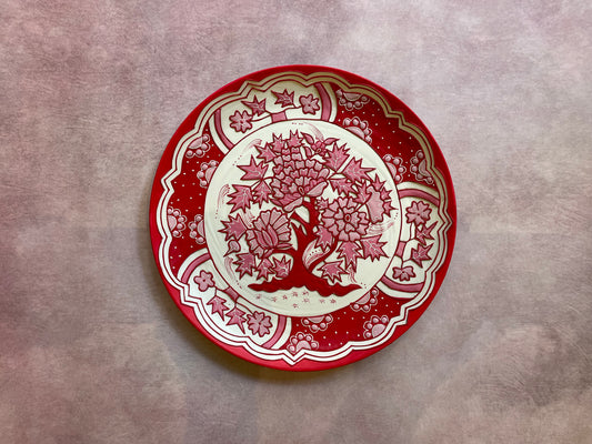 Gulabi Vriksha – Blossom of Spring Handcrafted Wallplate (10.5") | Culture Aisle India