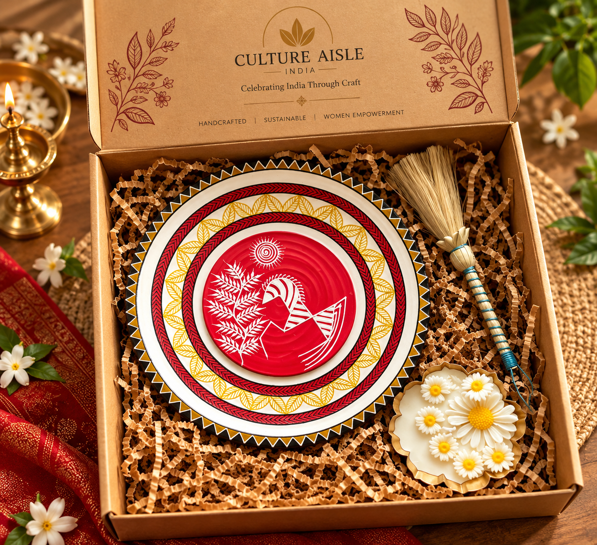 Warli Art Gift Hamper – Handcrafted Indian Heritage Gift Box