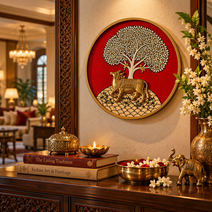 Tree of Heritage – Handcrafted 3D Wall Plate Gift Hamper / Culture Aisle India