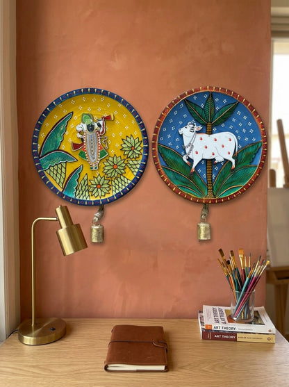 Handcrafted Wall Plate Set (2 Pieces)