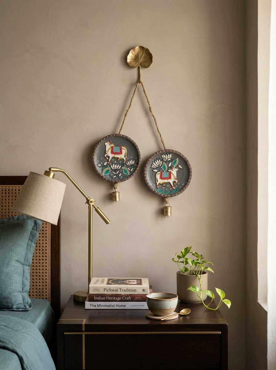Handcrafted Wall Plate Set (2 Pieces)