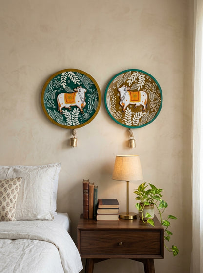 Handcrafted Wall Plate Set (2 Pieces)