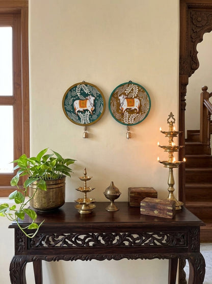 Handcrafted Wall Plate Set (2 Pieces)