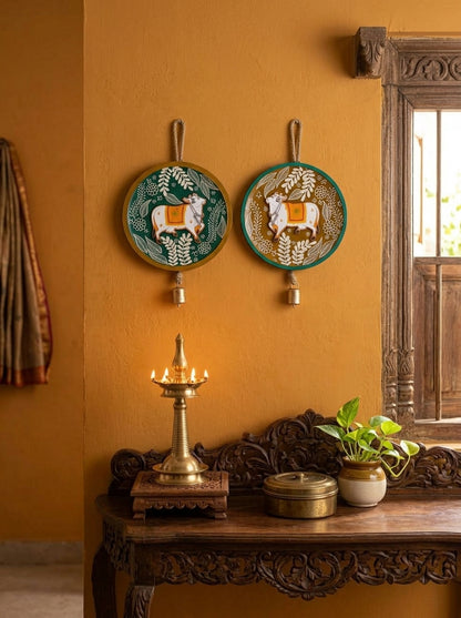 Handcrafted Wall Plate Set (2 Pieces)