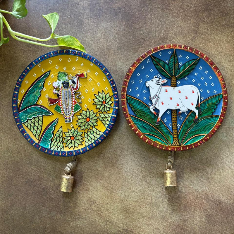 Handcrafted Wall Plate Set (2 Pieces)