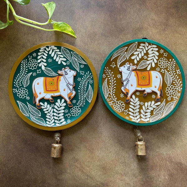 Handcrafted Wall Plate Set (2 Pieces)