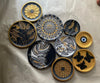 Handcrafted Luxe Wall Plate Set (9 Pieces) (SET2)