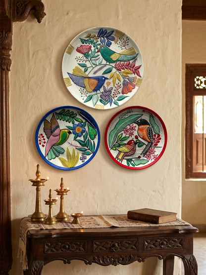 Handcrafted Wall Plate Set (3 Pieces)