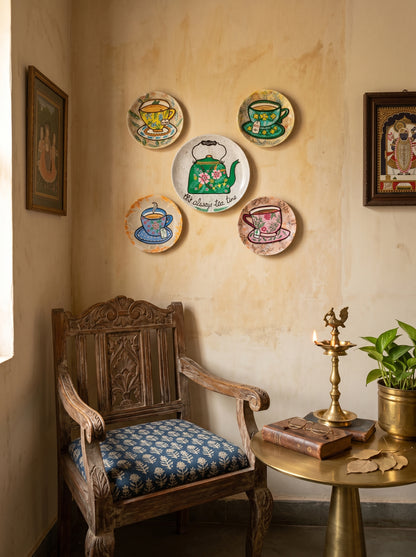 Handcrafted Wall Plate Set (5 Pieces)