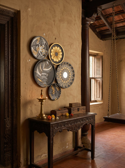 Handcrafted Wall Plate Set (5 Pieces)