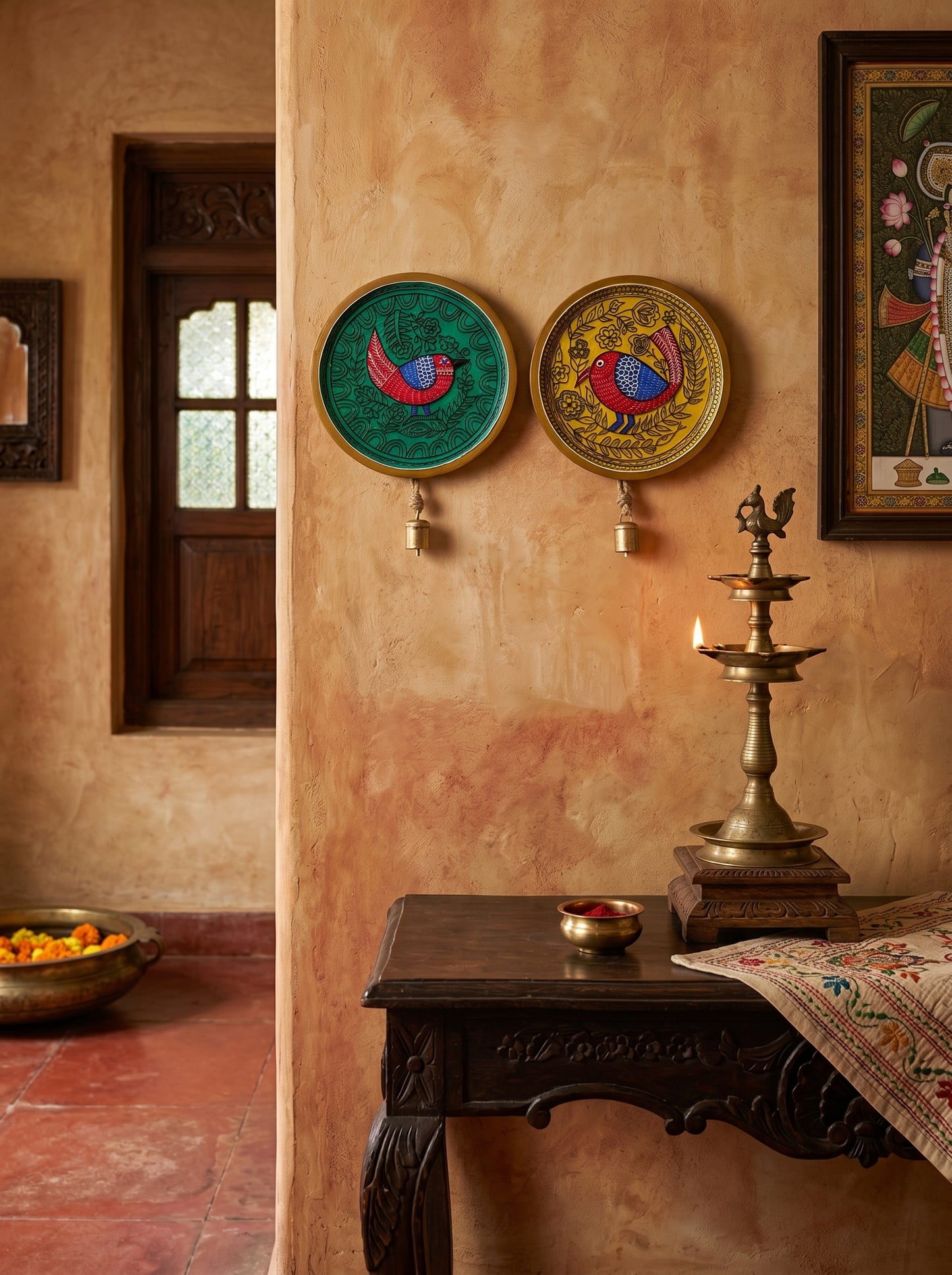 Handcrafted Wall Plate Set (2 Pieces)