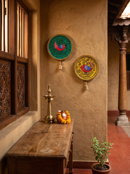 Handcrafted Wall Plate Set (2 Pieces)