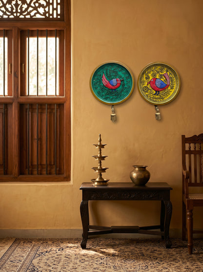Handcrafted Wall Plate Set (2 Pieces)