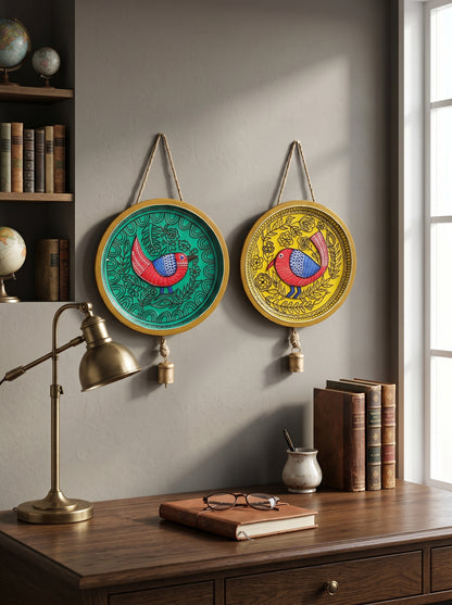 Handcrafted Wall Plate Set (2 Pieces)