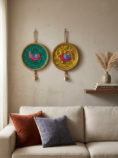 Handcrafted Wall Plate Set (2 Pieces)