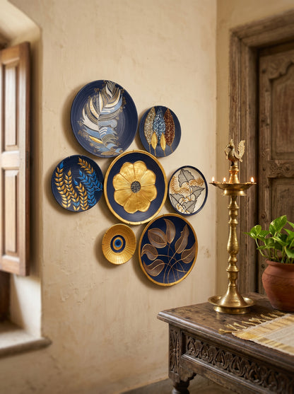 Handcrafted Wall Plate Set (7 Pieces)