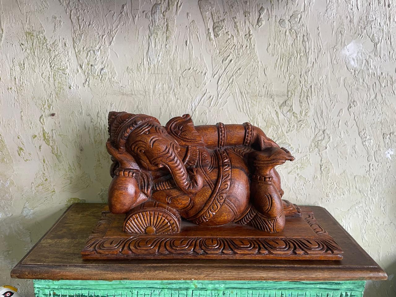 Padma Ganesha – Handcrafted Heritage Wood Decor / Culture Aisle India