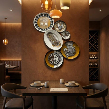 Handcrafted Wall Plate Set (6 Pieces)
