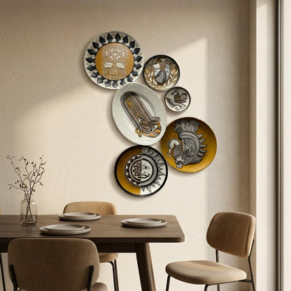 Handcrafted Wall Plate Set (6 Pieces)